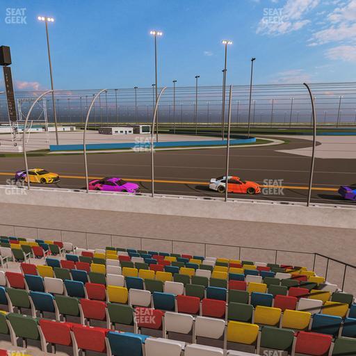 Daytona International Speedway - Section Front 174 Seat View