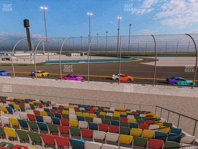 Daytona International Speedway - Section Front 174 Seat View