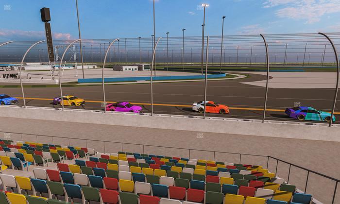 Daytona International Speedway - Section Front 174 Seat View
