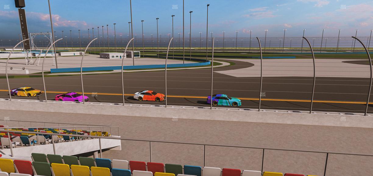 Daytona International Speedway - Section Front 175 Seat View
