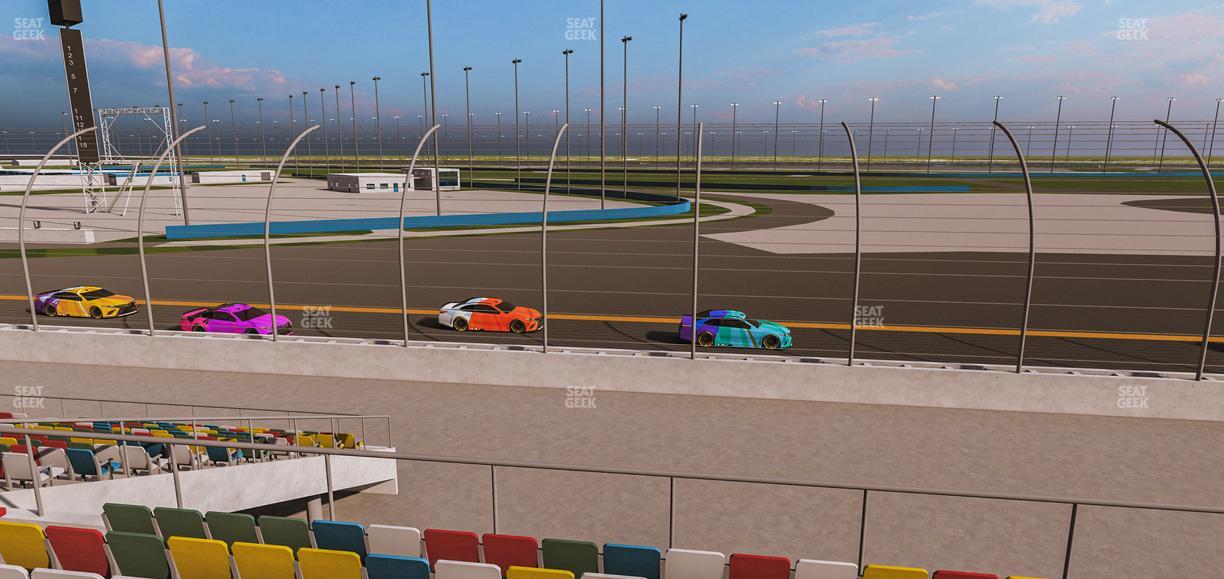 Daytona International Speedway - Section Front 175 Seat View