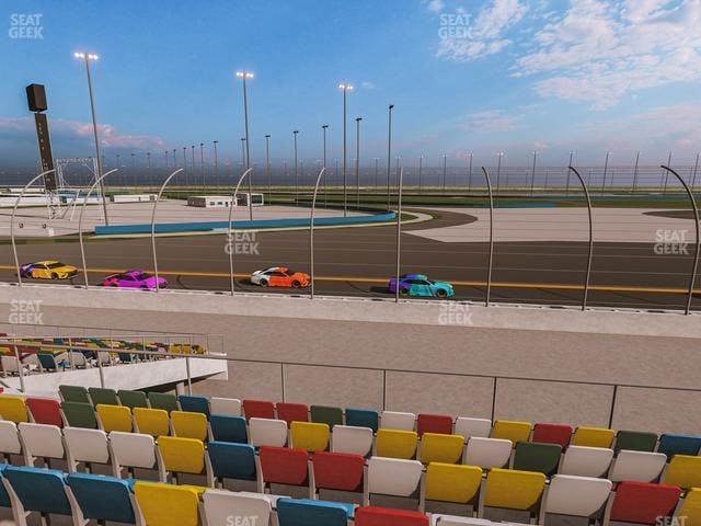 Daytona International Speedway - Section Front 175 Seat View