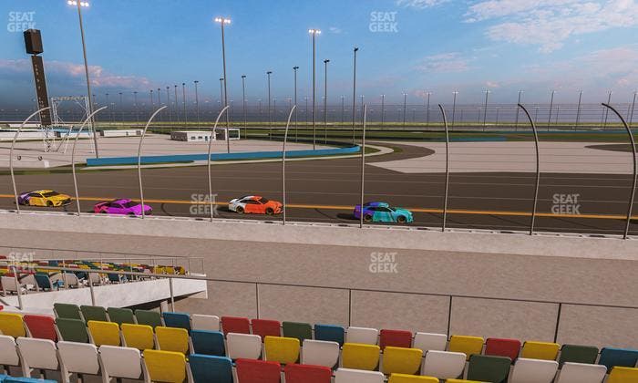 Daytona International Speedway - Section Front 175 Seat View