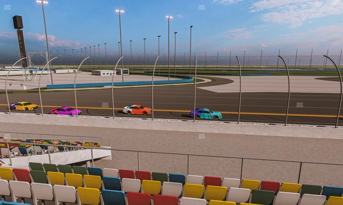 Daytona International Speedway - Section Front 175 Seat View