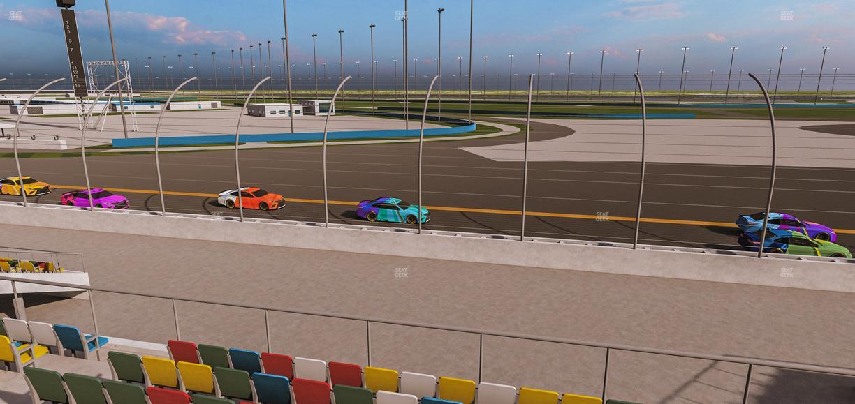 Daytona International Speedway - Section Front 176 Seat View