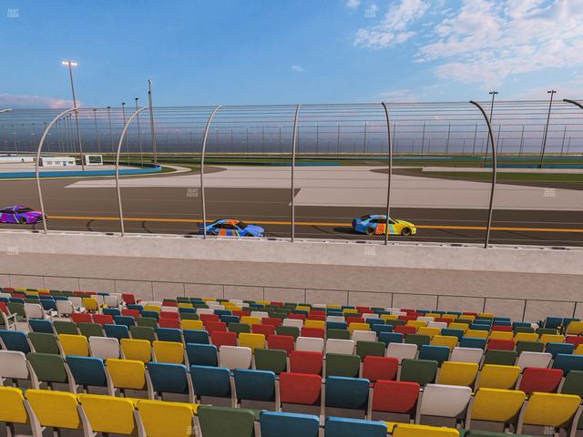 Daytona International Speedway - Section Front 180 Seat View Daytona International Speedway - Section Front 180 Seat View