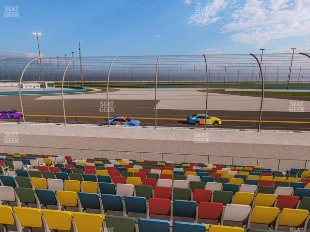 Daytona International Speedway - Section Front 180 Seat View