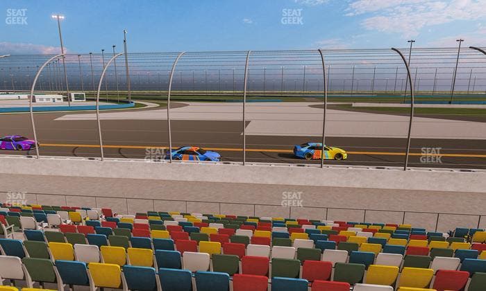 Daytona International Speedway - Section Front 180 Seat View