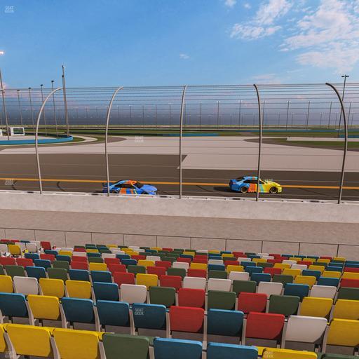 Daytona International Speedway - Section Front 180 Seat View