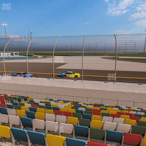 Daytona International Speedway - Section Front 181 Seat View