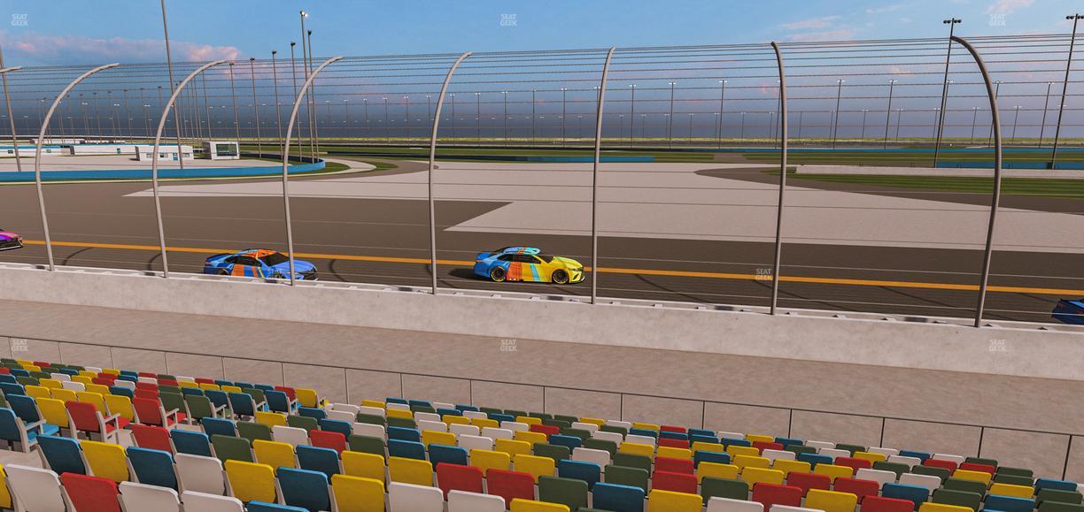 Daytona International Speedway - Section Front 181 Seat View