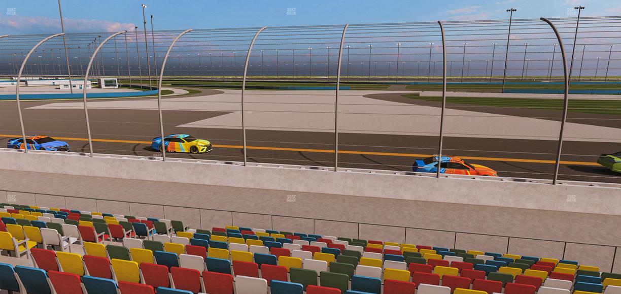 Daytona International Speedway - Section Front 182 Seat View