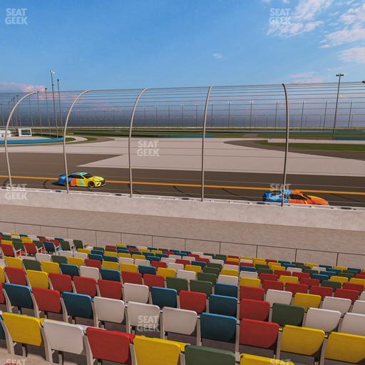 Daytona International Speedway - Section Front 182 Seat View