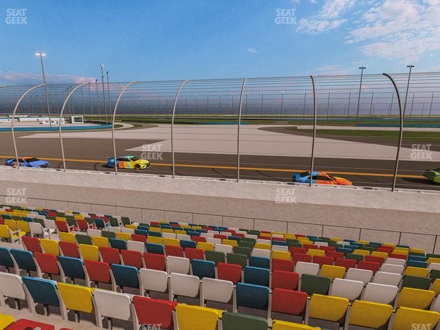 Daytona International Speedway - Section Front 182 Seat View