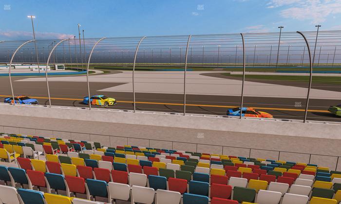 Daytona International Speedway - Section Front 182 Seat View