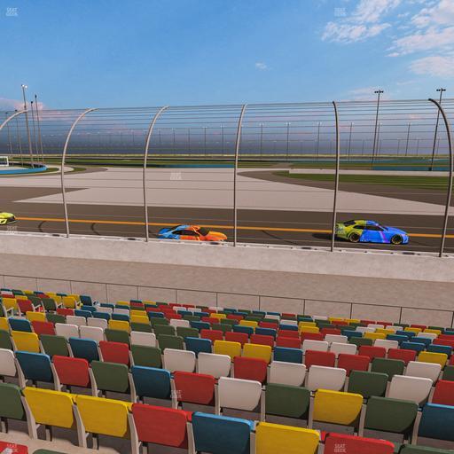 Daytona International Speedway - Section Front 183 Seat View