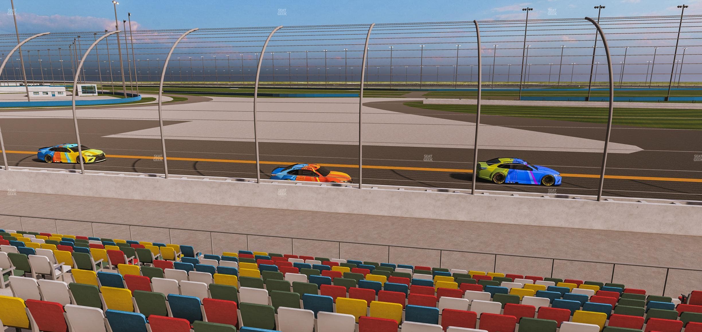 Daytona International Speedway - Section Front 183 Seat View