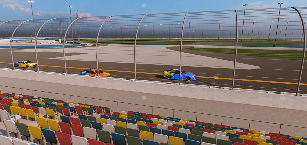 Daytona International Speedway - Section Front 184 Seat View