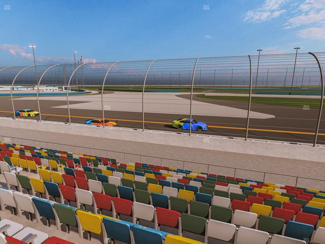 Daytona International Speedway - Section Front 184 Seat View