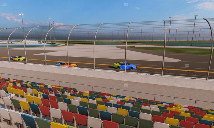 Daytona International Speedway - Section Front 184 Seat View