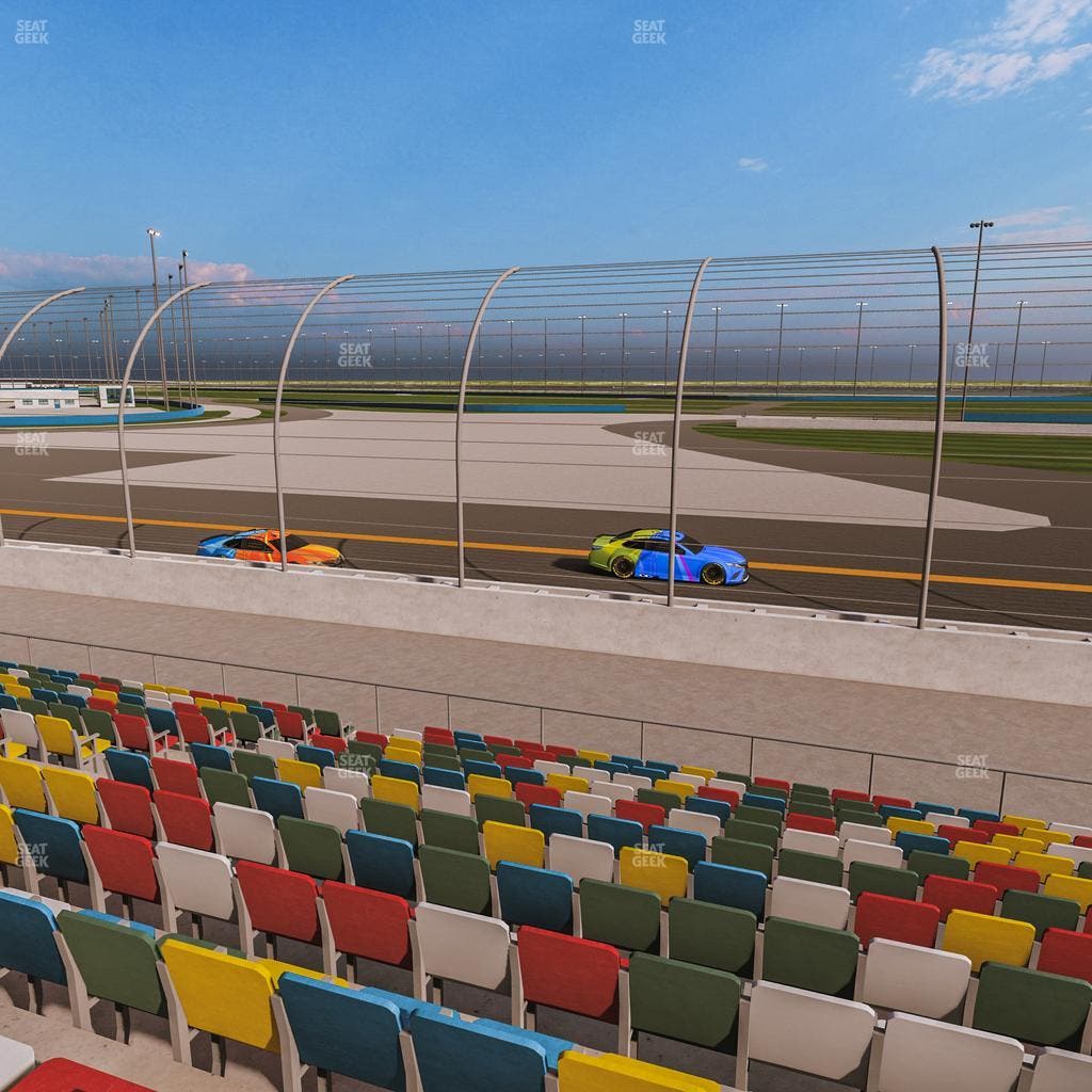 Daytona International Speedway - Section Front 184 Seat View