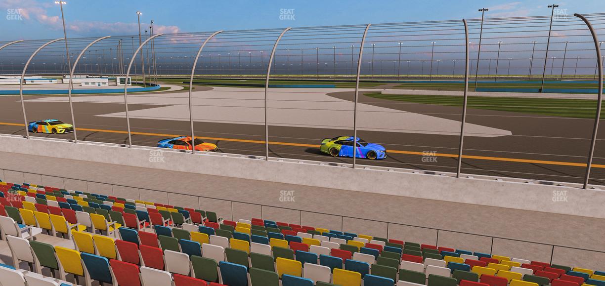 Daytona International Speedway - Section Front 184 Seat View
