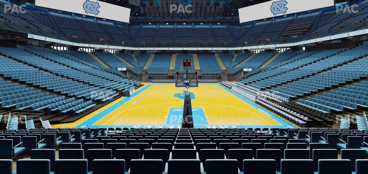 Dean Smith Center - Section 100 Seat View