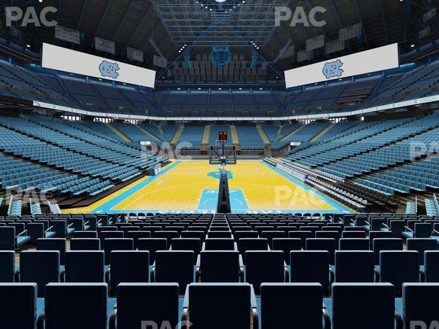Dean Smith Center - Section 100 Seat View