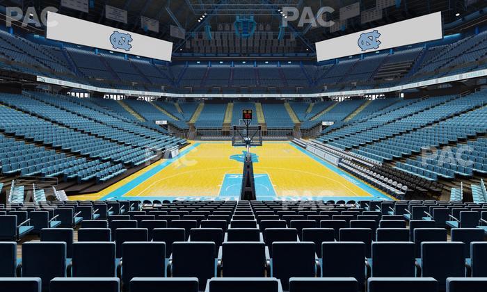 Dean Smith Center - Section 100 Seat View