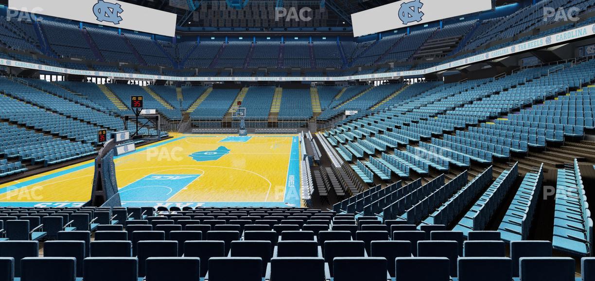 Dean Smith Center - Section 101 Seat View