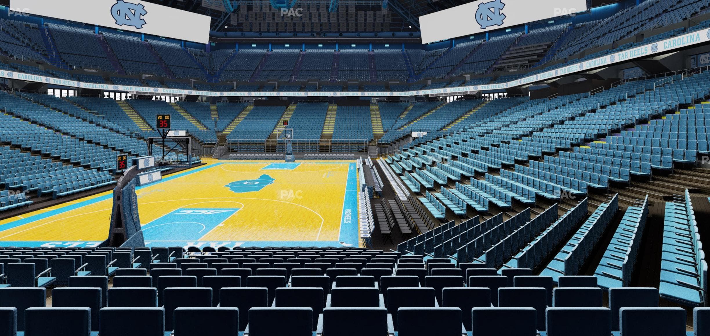 Dean Smith Center - Section 101 Seat View