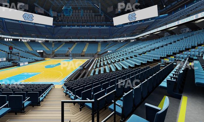 Dean Smith Center - Section 102 Seat View