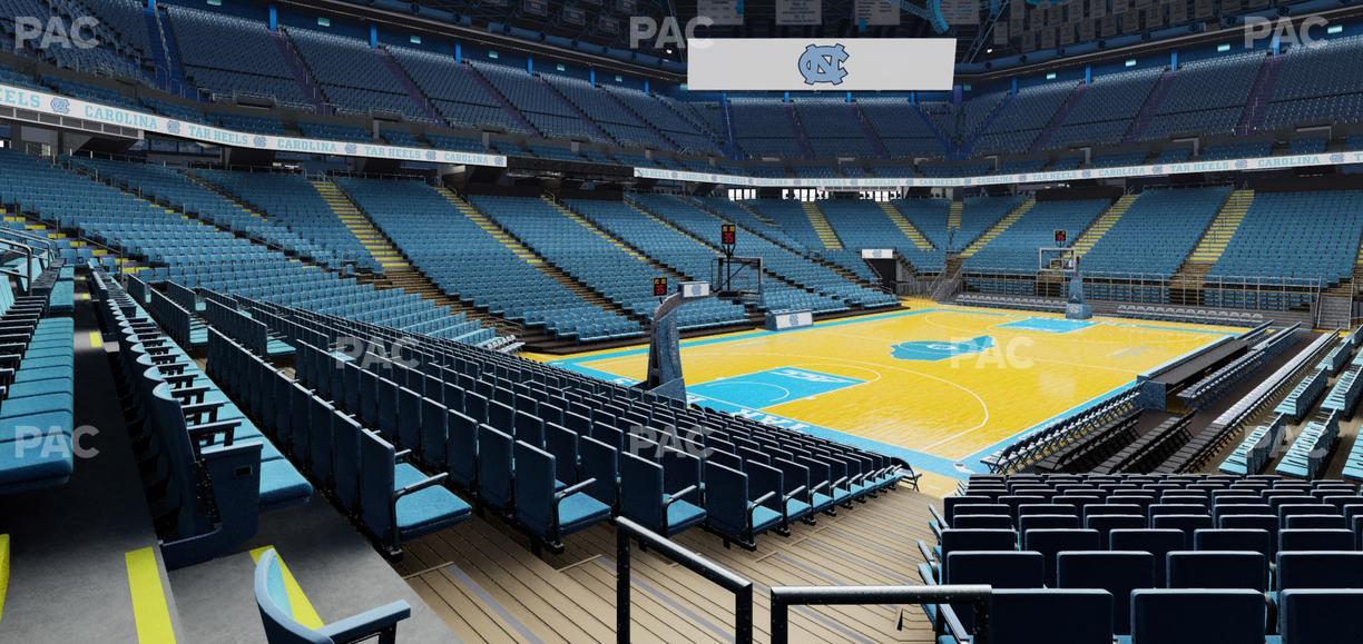 Dean Smith Center - Section 103 Seat View