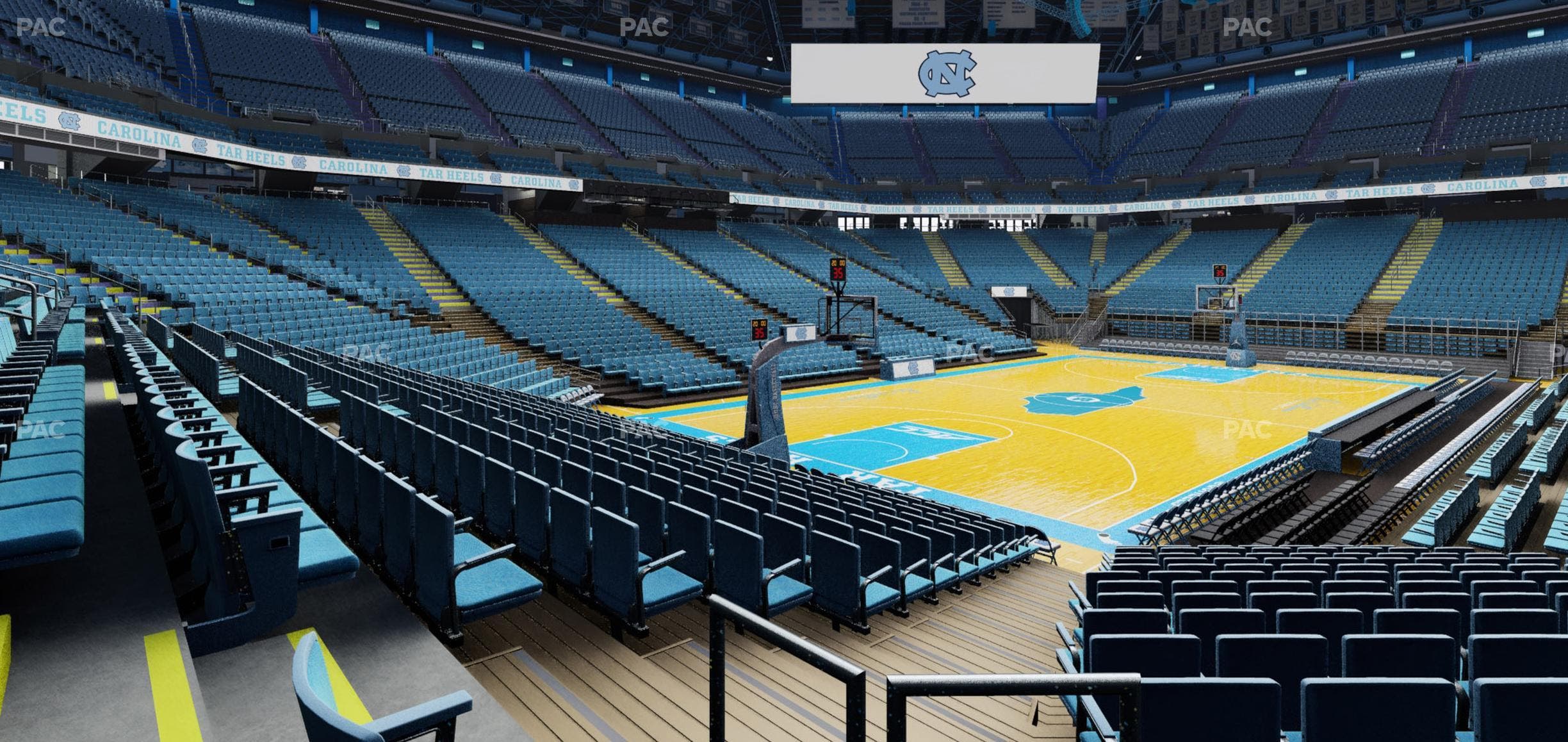 Dean Smith Center - Section 103 Seat View