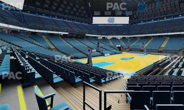 Dean Smith Center - Section 103 Seat View