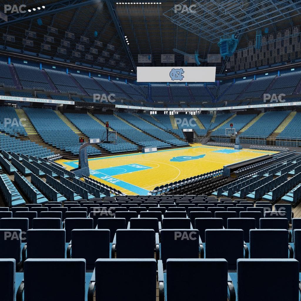 Dean Smith Center - Section 104 Seat View
