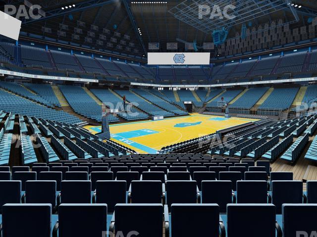 Dean Smith Center - Section 104 Seat View