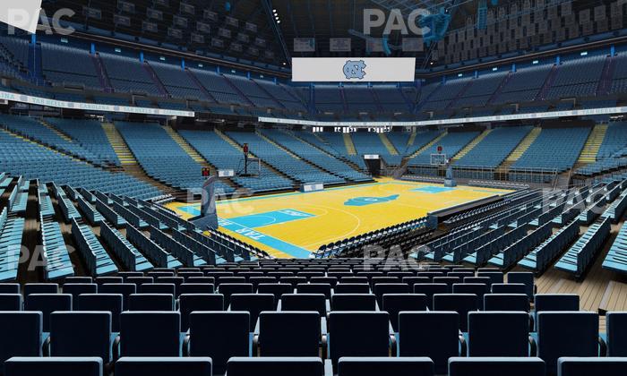 Dean Smith Center - Section 104 Seat View