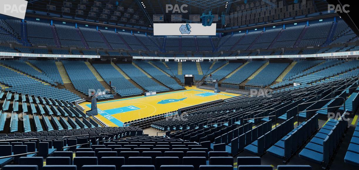 Dean Smith Center - Section 105 Seat View
