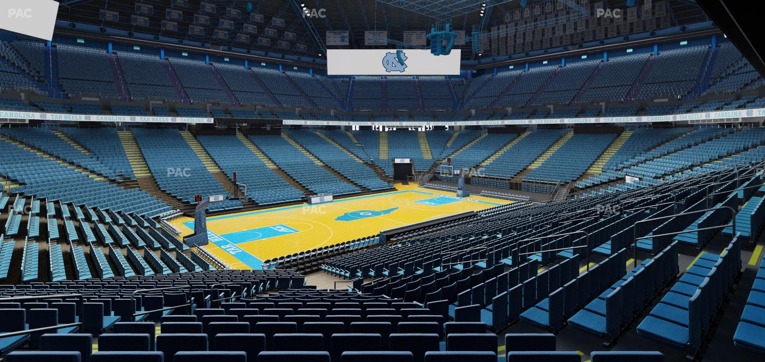 Dean Smith Center - Section 105 Seat View