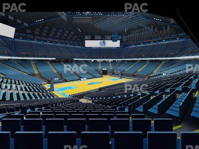 Dean Smith Center - Section 105 Seat View
