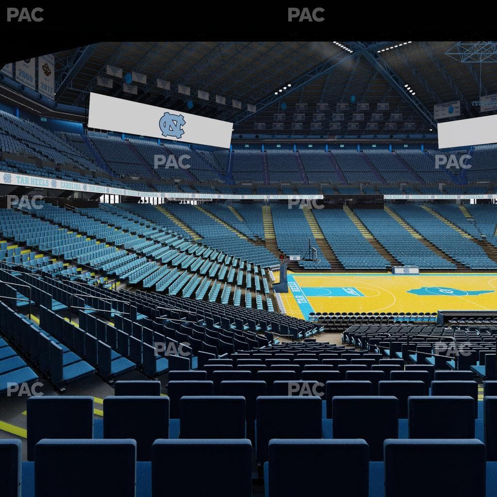 Dean Smith Center - Section 106 Seat View