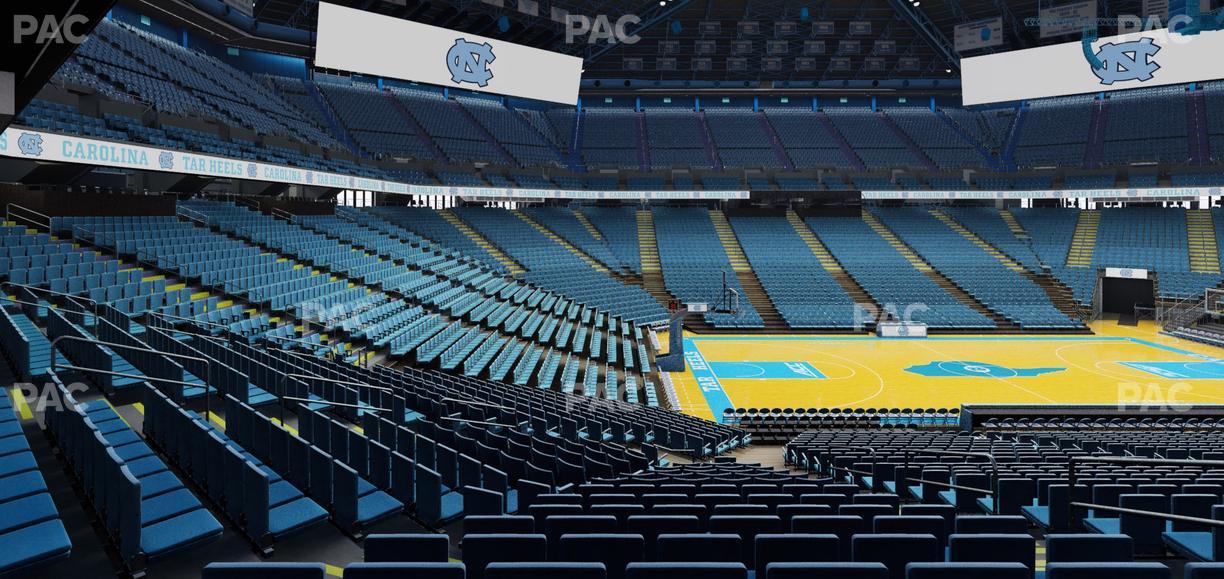 Dean Smith Center - Section 106 Seat View