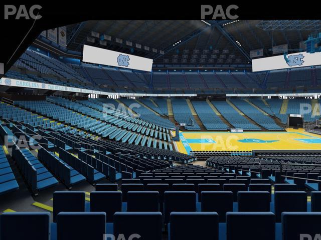 Dean Smith Center - Section 106 Seat View