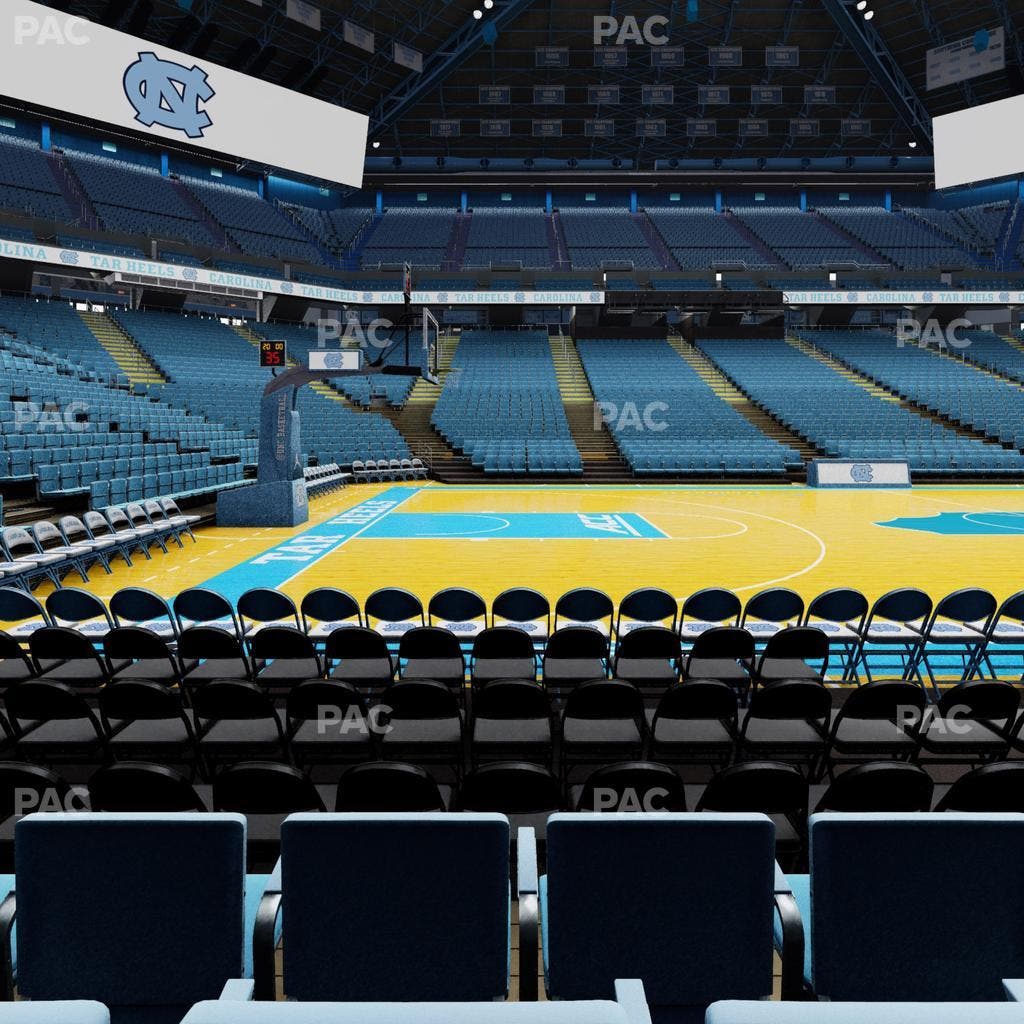 Dean Smith Center - Section 107 Seat View