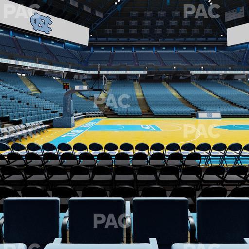 Dean Smith Center - Section 107 Seat View