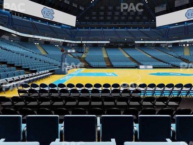Dean Smith Center - Section 107 Seat View