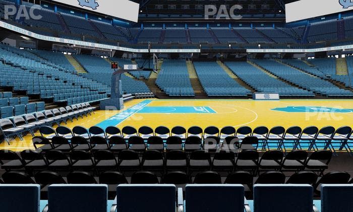 Dean Smith Center - Section 107 Seat View