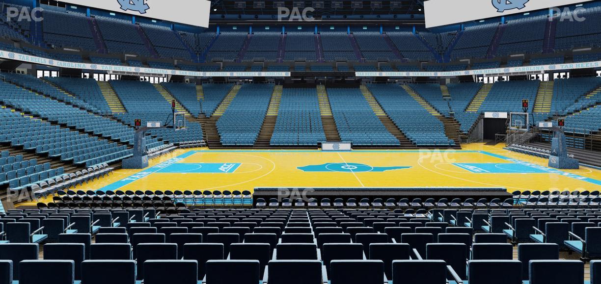 Dean Smith Center - Section 108 Seat View