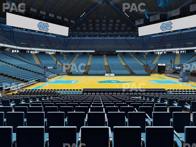 Dean Smith Center - Section 108 Seat View